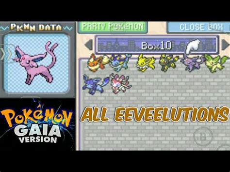 How To Get All Eeveelutions In Pokemon Gaia.[Pokemon Gaia .